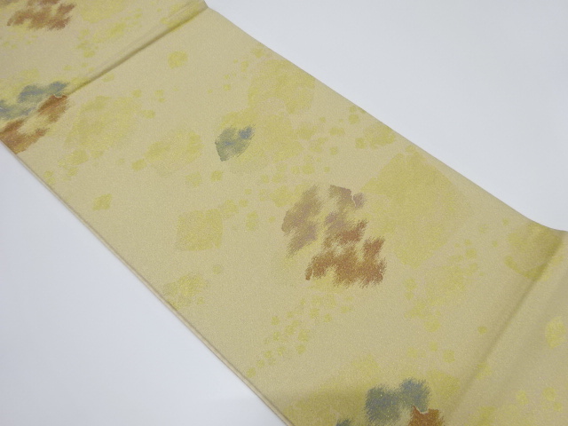 JAPANESE KIMONO / VINTAGE FUKURO OBI / SILK / TSUZURE / SCATTERED FOIL